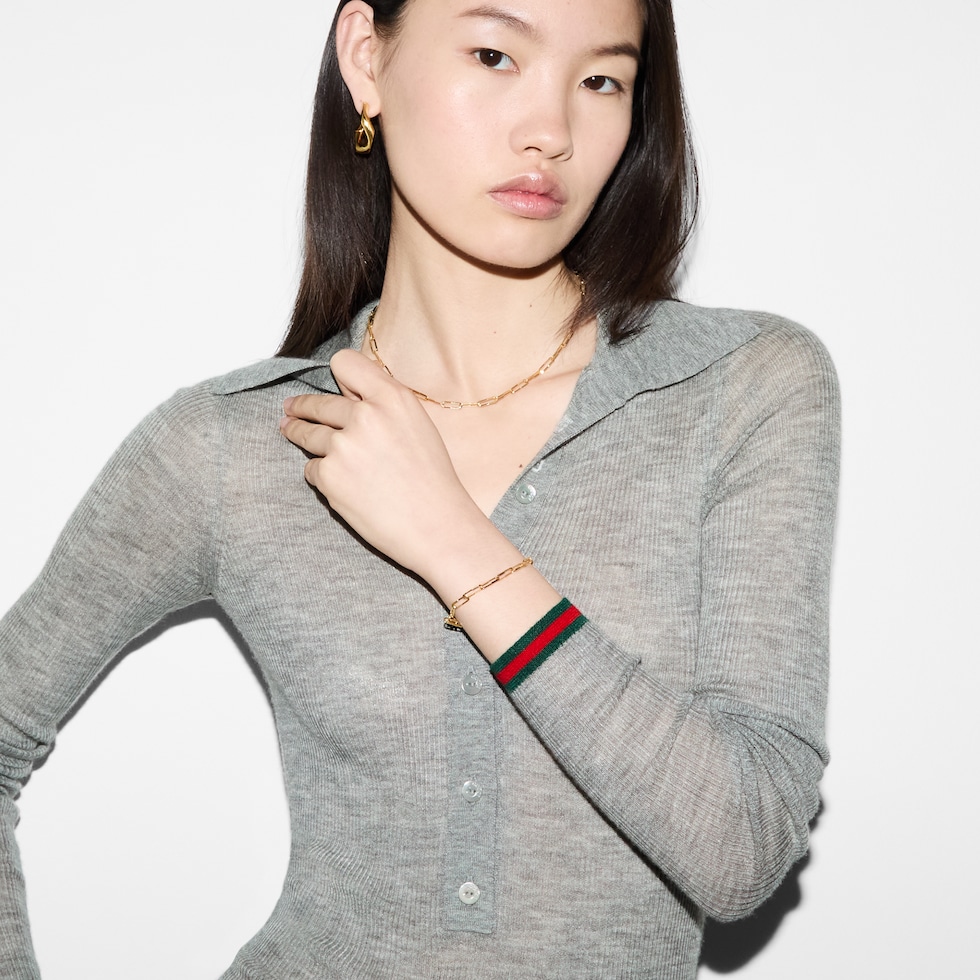 【みーこ】GUCCI LINK TO LOVE ブレスレット18K Gucci Link to Love〕ブレスレット 18k ゴールド ・18Kイエロー