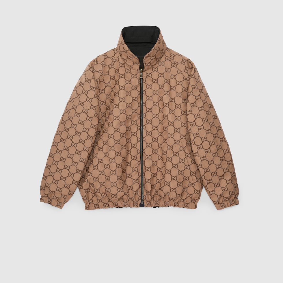 ◆GUCCI◆コットン キャンバス Delave ジャケット/ Dark Gray◆ 823401_ZASBD_1189_014_100_0000