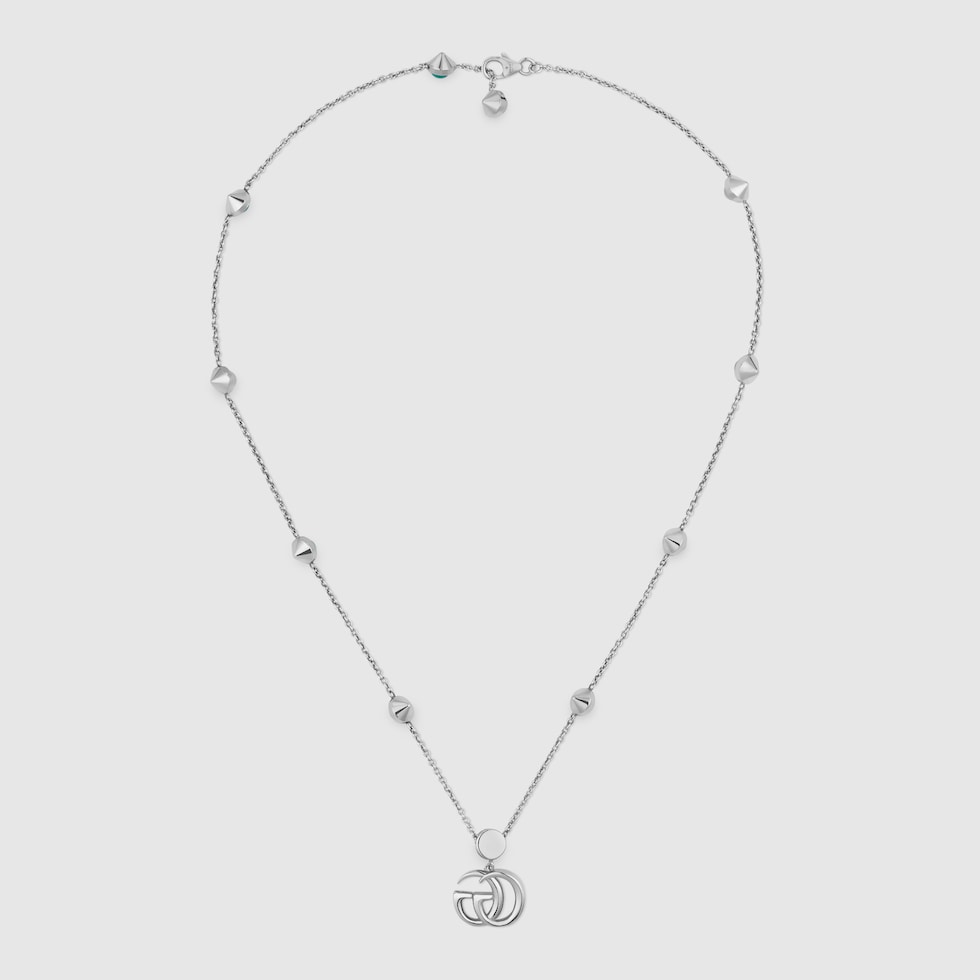 ダブルG マザー・オブ・パール ネックレス ・スターリング