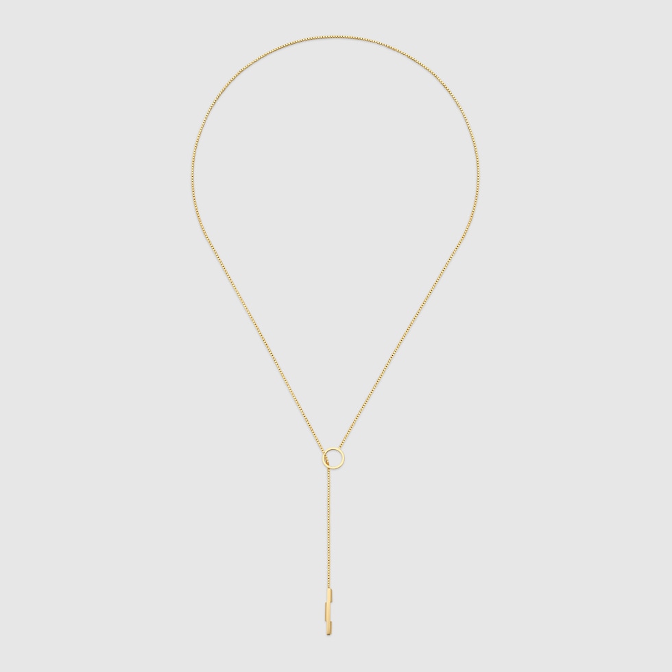 COOLSTEELANDBEYOND Elegante Oro Collana Lariat con Marrone Perlina e Nappa, Y-Forma Collana, Colore Oro Lunga Catena