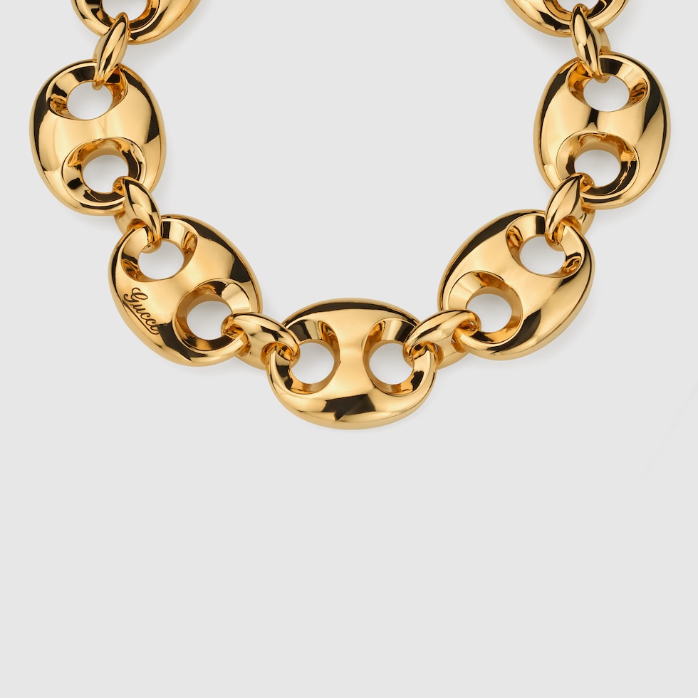 Gucci Marina Chain necklace in gold-toned metal | GUCCI® US