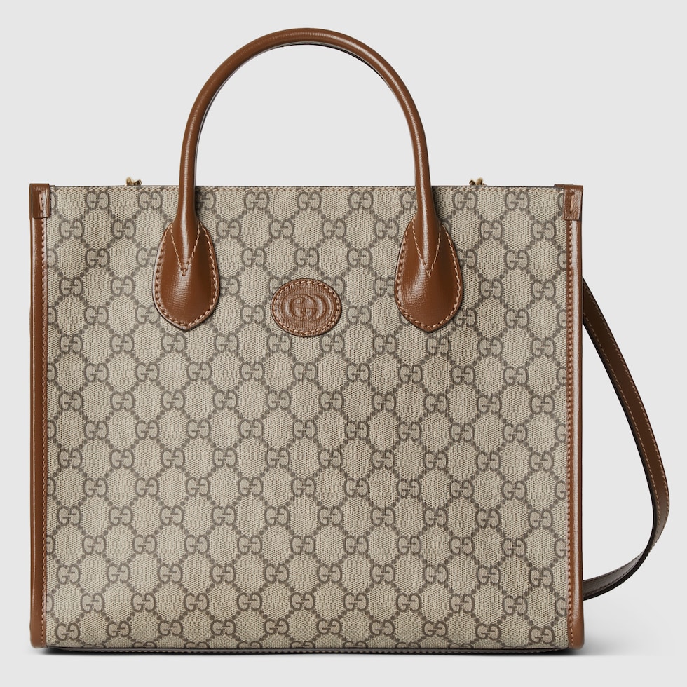 Bolso tote pequeno con GG en GG Supreme GUCCI ES