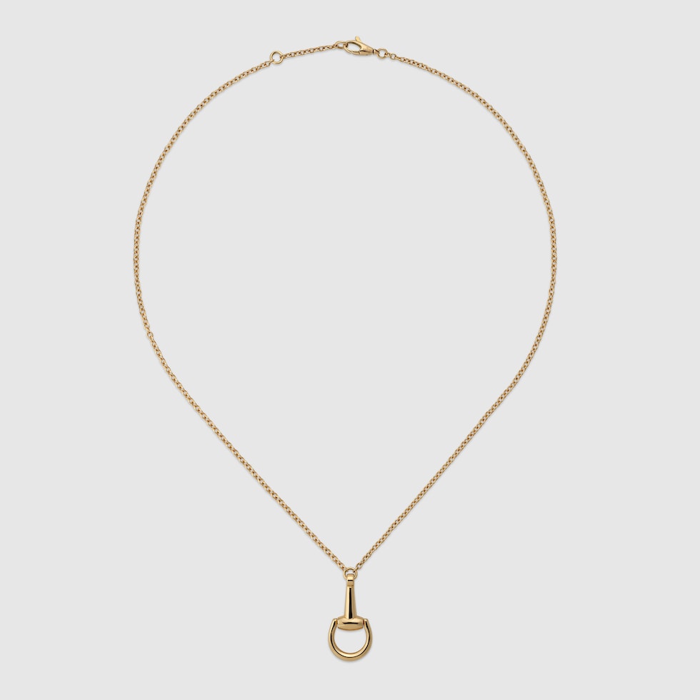 Gucci yellow gold necklace new arrivals
