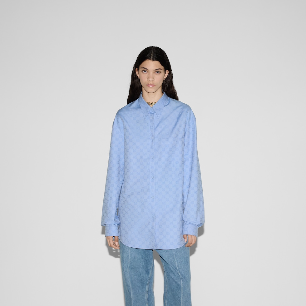 グッチ レディース ウェアGGスプリーム コットン シャツ | GUCCI® JP