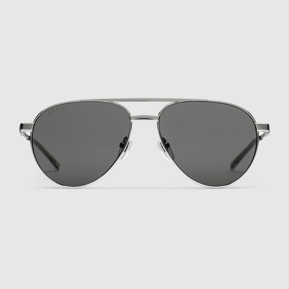 Gafas de sol con marco de aviador inplateado GUCCI MX