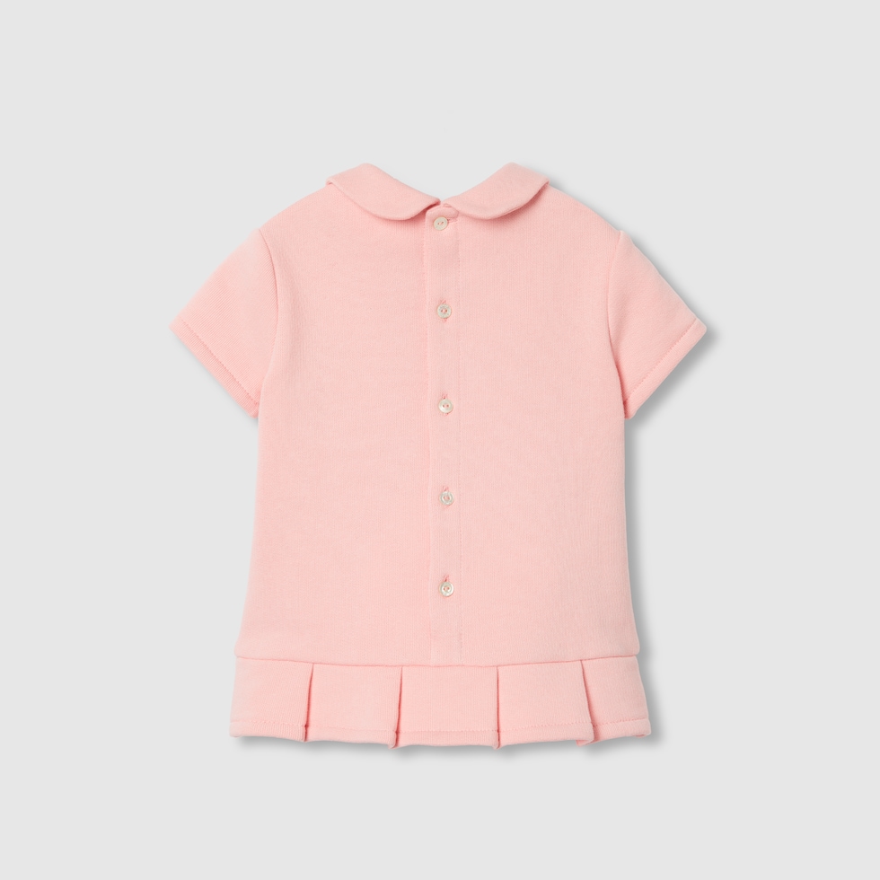 baby−G Baby GG denim shorts in blue and ivory | GUCCI® US