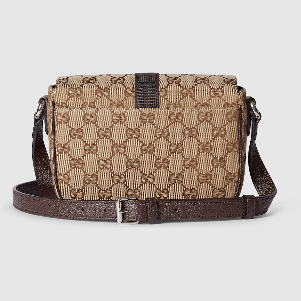 Gucci gg canvas messenger bag shoulder crossbody on sale