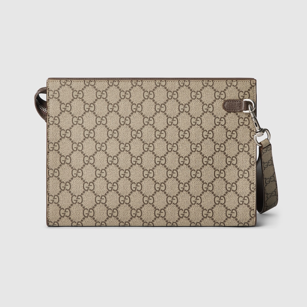 極美品 GUCCI グッチ パスポートケース 586257 GGスプリーム