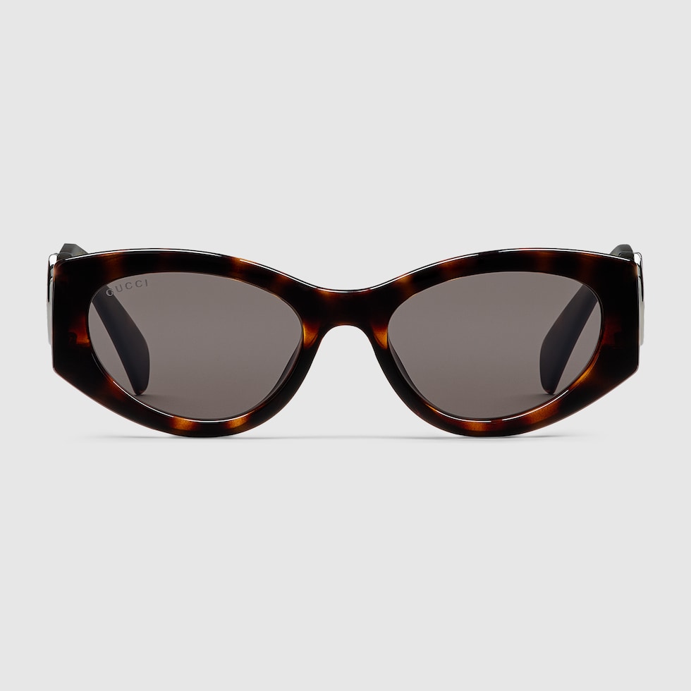 Gucci round cat eye sunglasses best sale