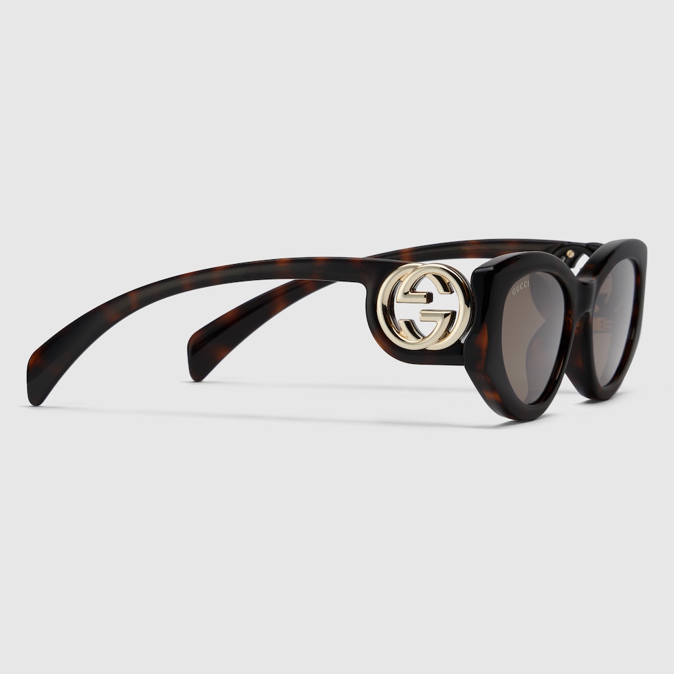 Gucci white cat eye sunglasses best sale