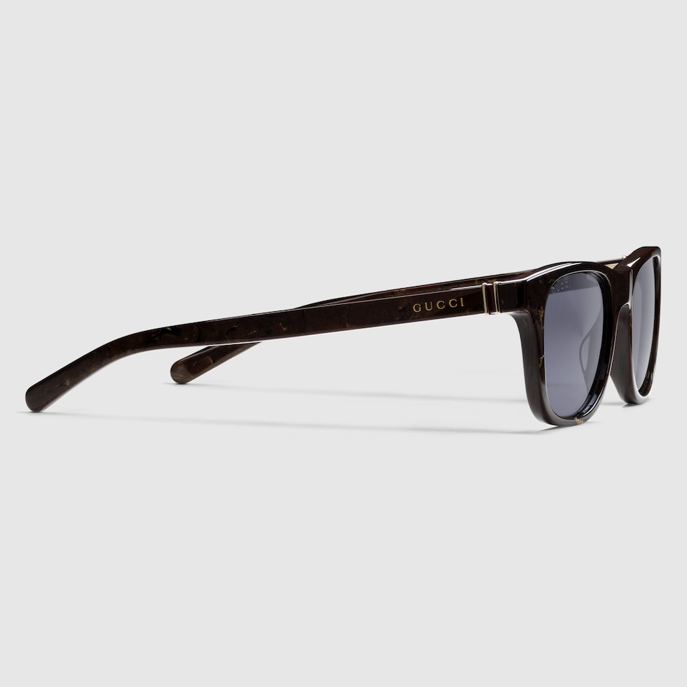 GUCCI ブラック Square Frame サングラス Square frame sunglasses in black | GUCCI® CA