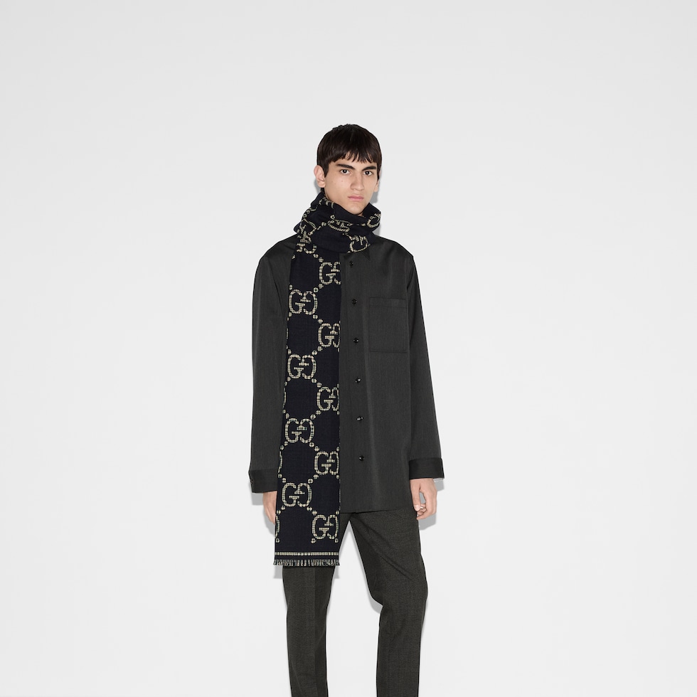 グッチ GGパターン ウールスカーフ tokyobrand_101680940