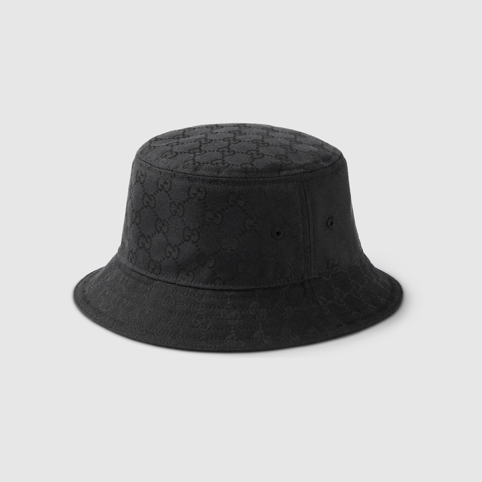 Black gucci bucket hat on sale