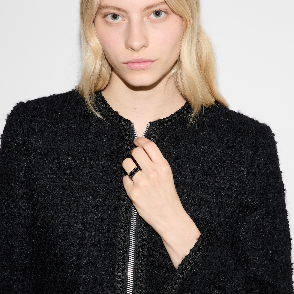 アイコン〕シンバンド ブラックコランダム 18k ゴールド ・K18ホワイト