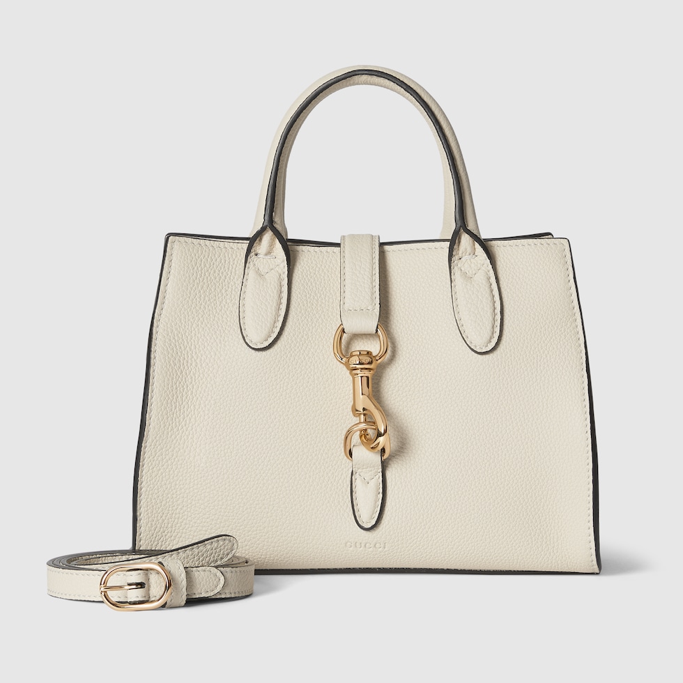 GUCCI アイボリー レザー ハンドバッグ 保存袋付き GUCCI アイボリー レザー ハンドバッグ 保存袋付き GUCCI アイボリー