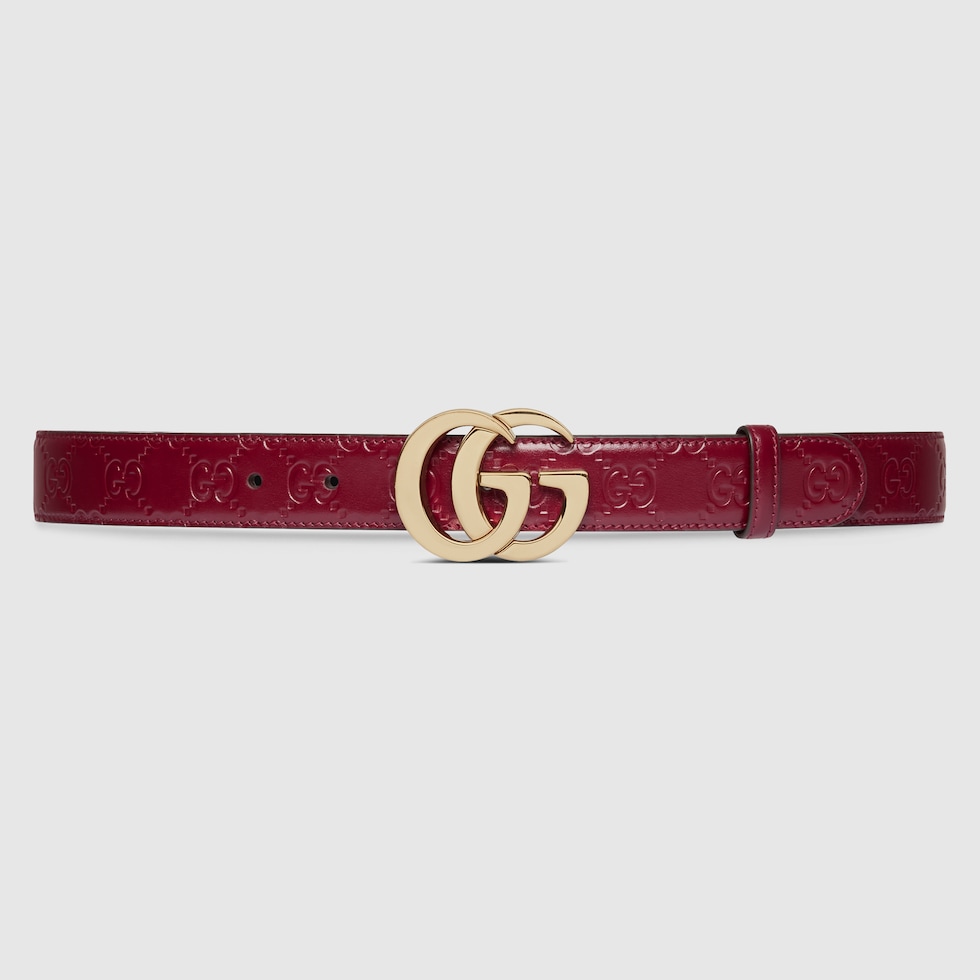 Red gg belt on sale