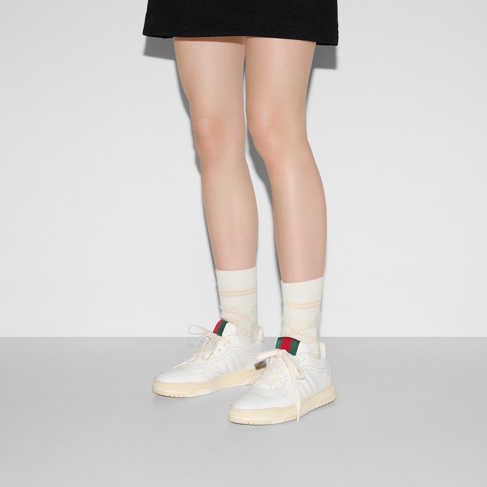 GG コットンブレンド ソックス ・アイボリー | GUCCI公式 GG コットンブレンド ソックス ・アイボリー | GUCCI公式
