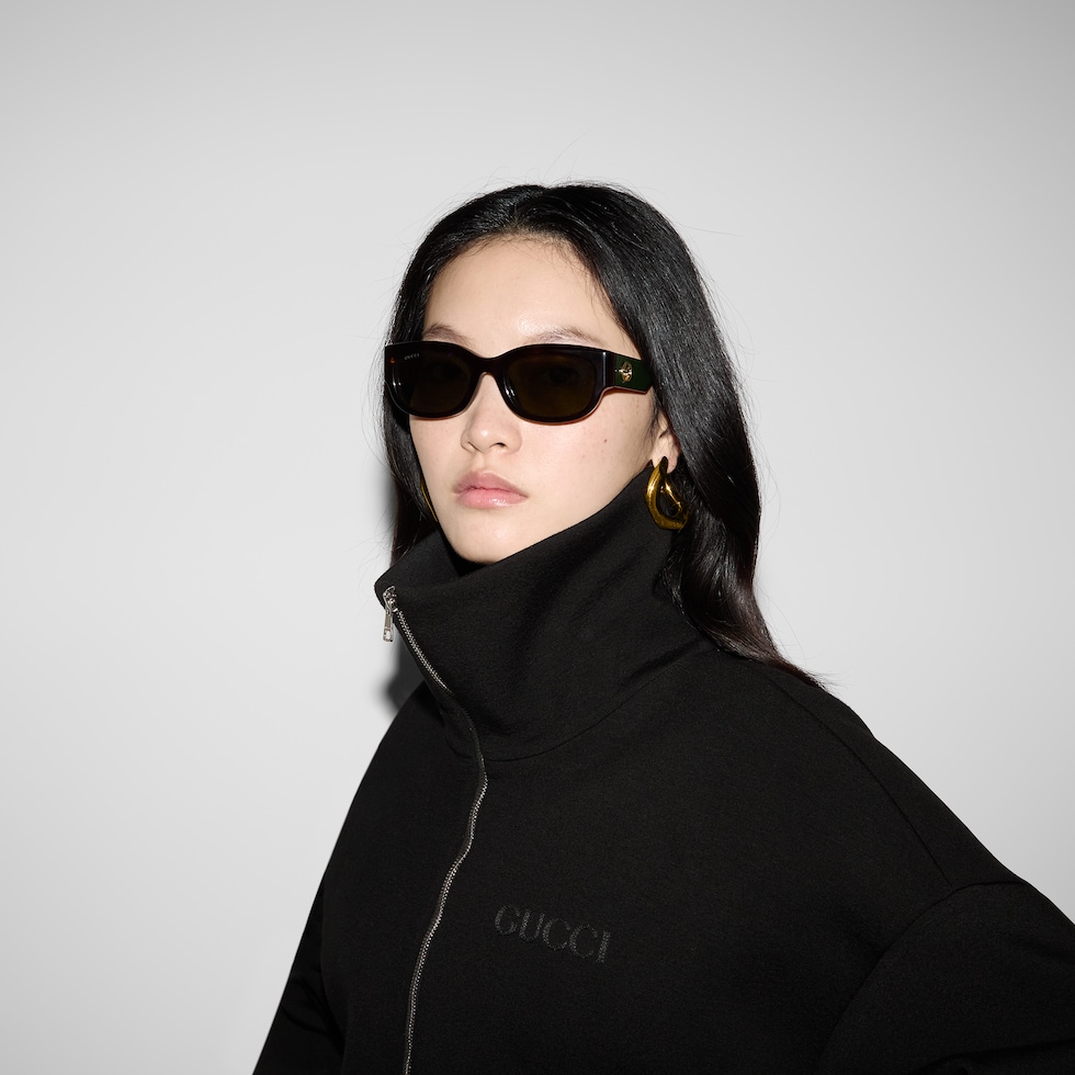 GUCCI】グッチ『ロゴ メタモルフォーシ ジップスウェットシャツ
