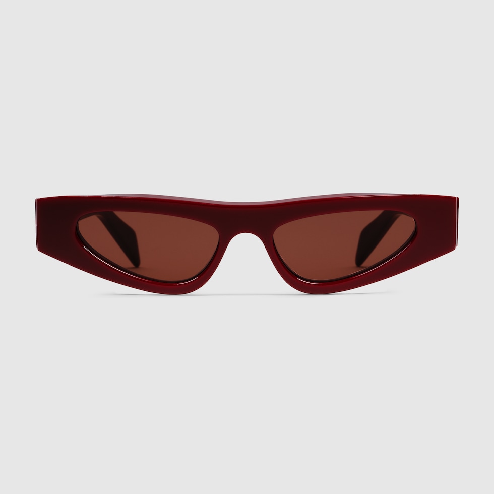 サングラス GUCCI Gucci Red Ancora Sunglasses Square frame sunglasses in Gucci Rosso Ancora red | GUCCI