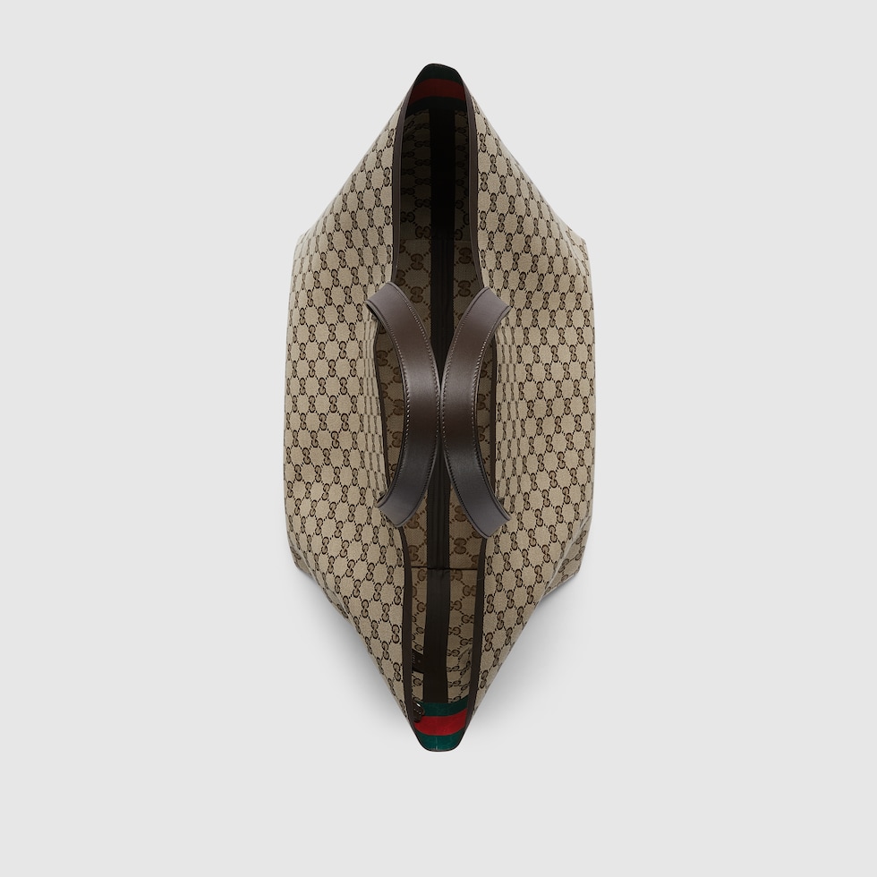 Gucci Totissima medium tote bag in beige and ebony GG canvas