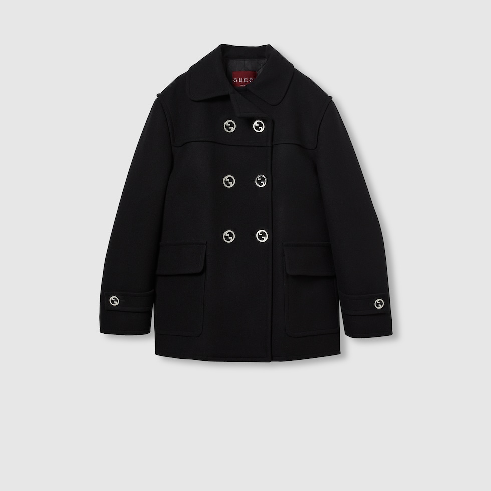ジャケット GUCCI SS25 Black wool blend blazer (814103Z7AFB 1000) Gucci Black Wool Blend Blazer (GUCCI/ジャケット) 814103