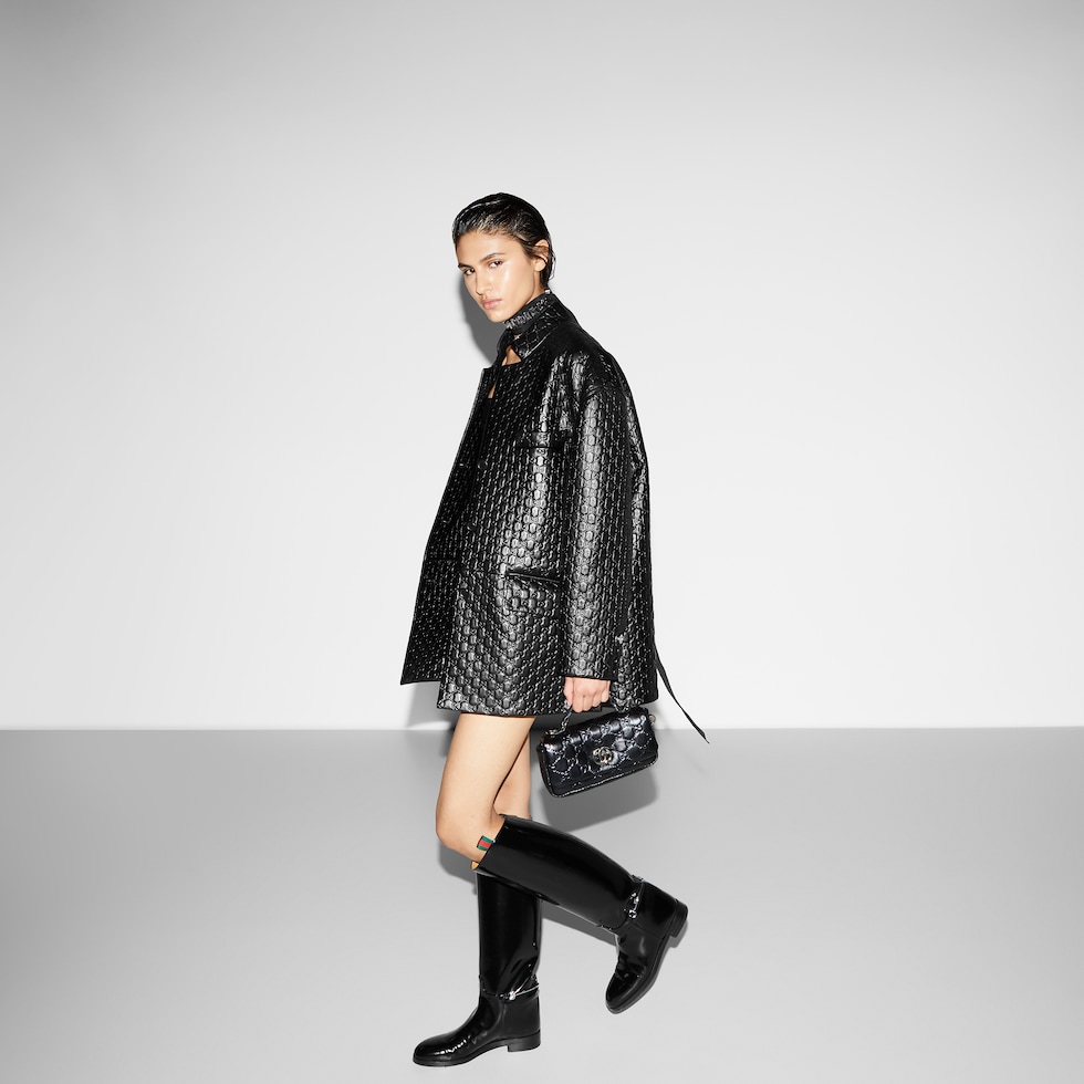 GUCCI - 美品 ほぼ未使用 GUCCI デニムジャケット ブラック