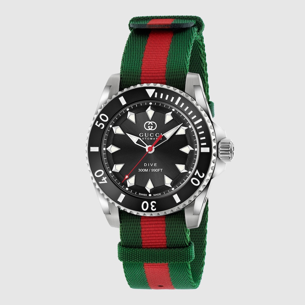 Gucci men's diver 40mm watch on sale