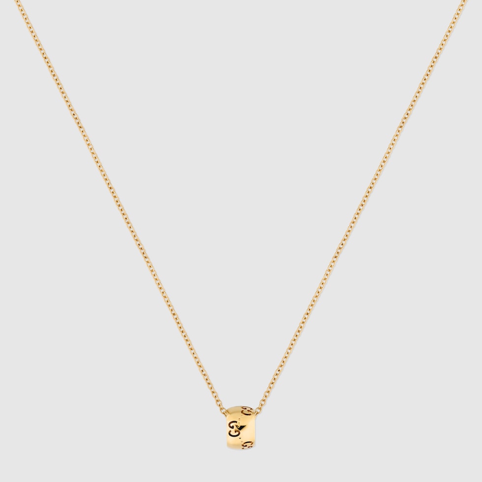 グッチネックレス18kアジャスター付き ホースビット〕18K ダイヤモンド チェーン ネックレス ・18K ピンク