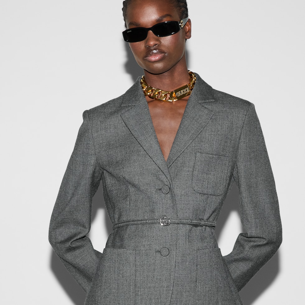 ジャケット GUCCI SINGLE-BREASTED WOOL JACKET 796295_Z8BT0_1200_001_100_0000