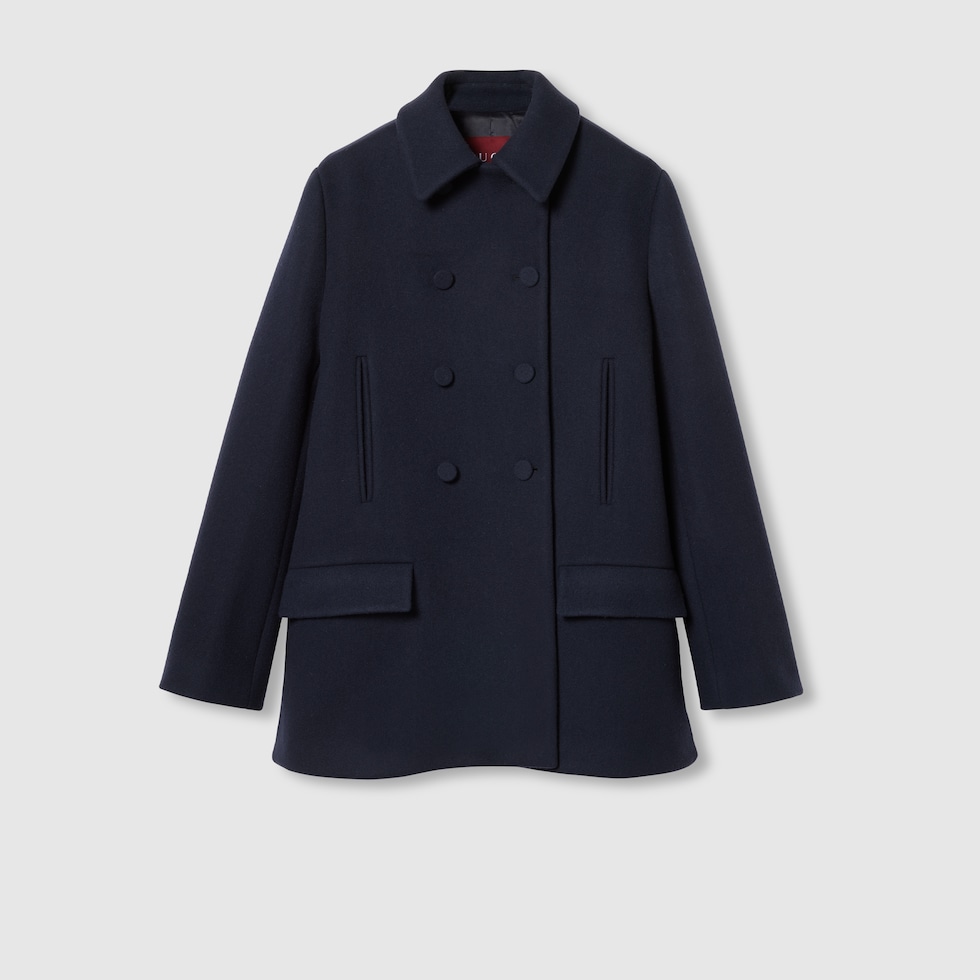 【関税&送料込】Gucci Double-Breasted Denim Peacoat 804981_Z7ABS_4440_001_100_0000