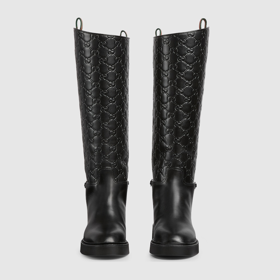 Gucci high knee boots discount