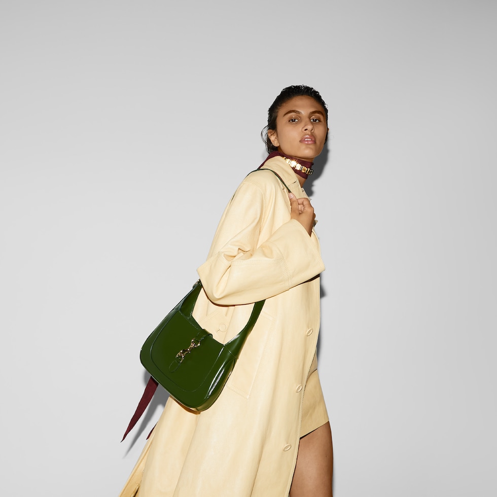 Dark green gucci bag sale