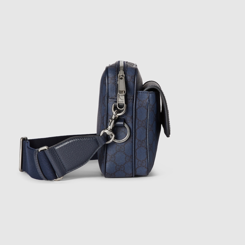 Ophidia small crossbodybag in blue and dark blue GG Supreme Ophidia small crossbodybag in blue and dark blue GG Supreme