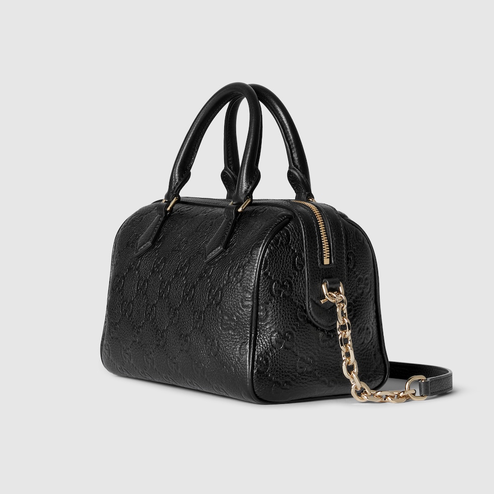 バッグ grained leather boston bag Full Grain Leather Boston Bag for Women - Top Handle