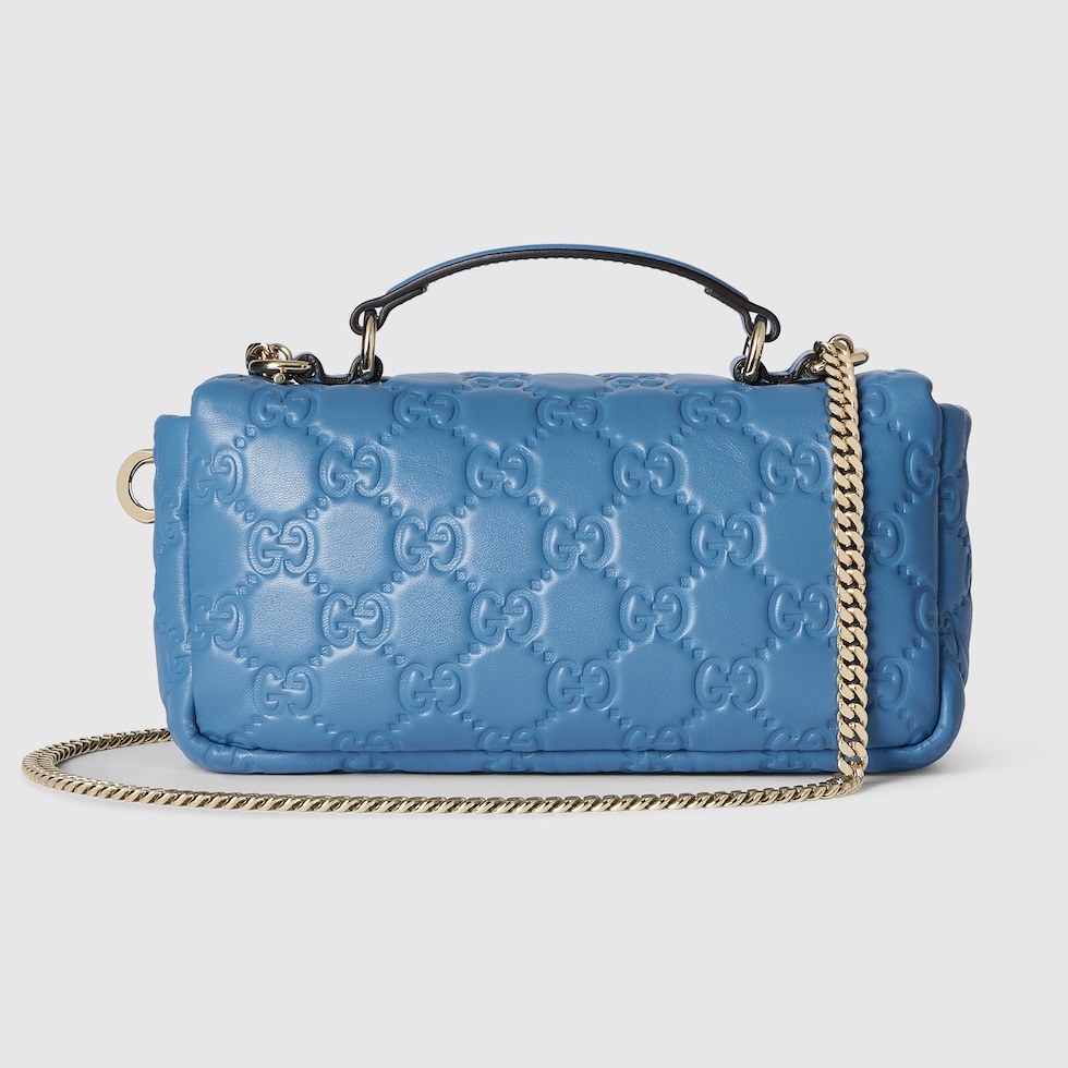 【関税&送料込】Gucci Gg Milano Mini Handbag In Padded Leath GUCCI GG Milano padded debossed leather shoulder bag | NET-A