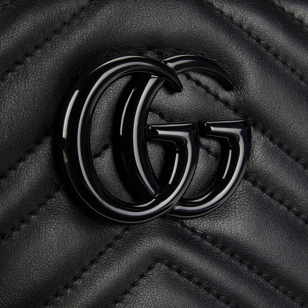 GG Marmont small camera bag in black leather | GUCCI® US GG Marmont small camera bag in black leather | GUCCI® US