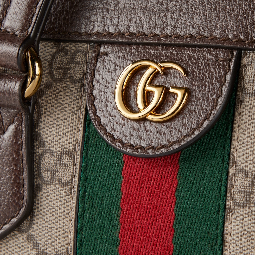 Beige / Ebony GG Supreme Ophidia Small Tote Bag | GUCCI® US