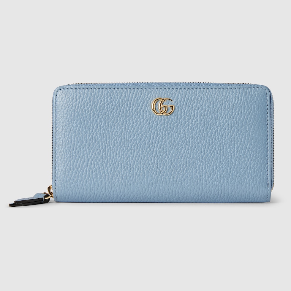 Gucci ダブルGロゴ ウォレットチェーン GUCCI グッチ 二つ折り財布 チェーンウォレット ズゥミ レザー