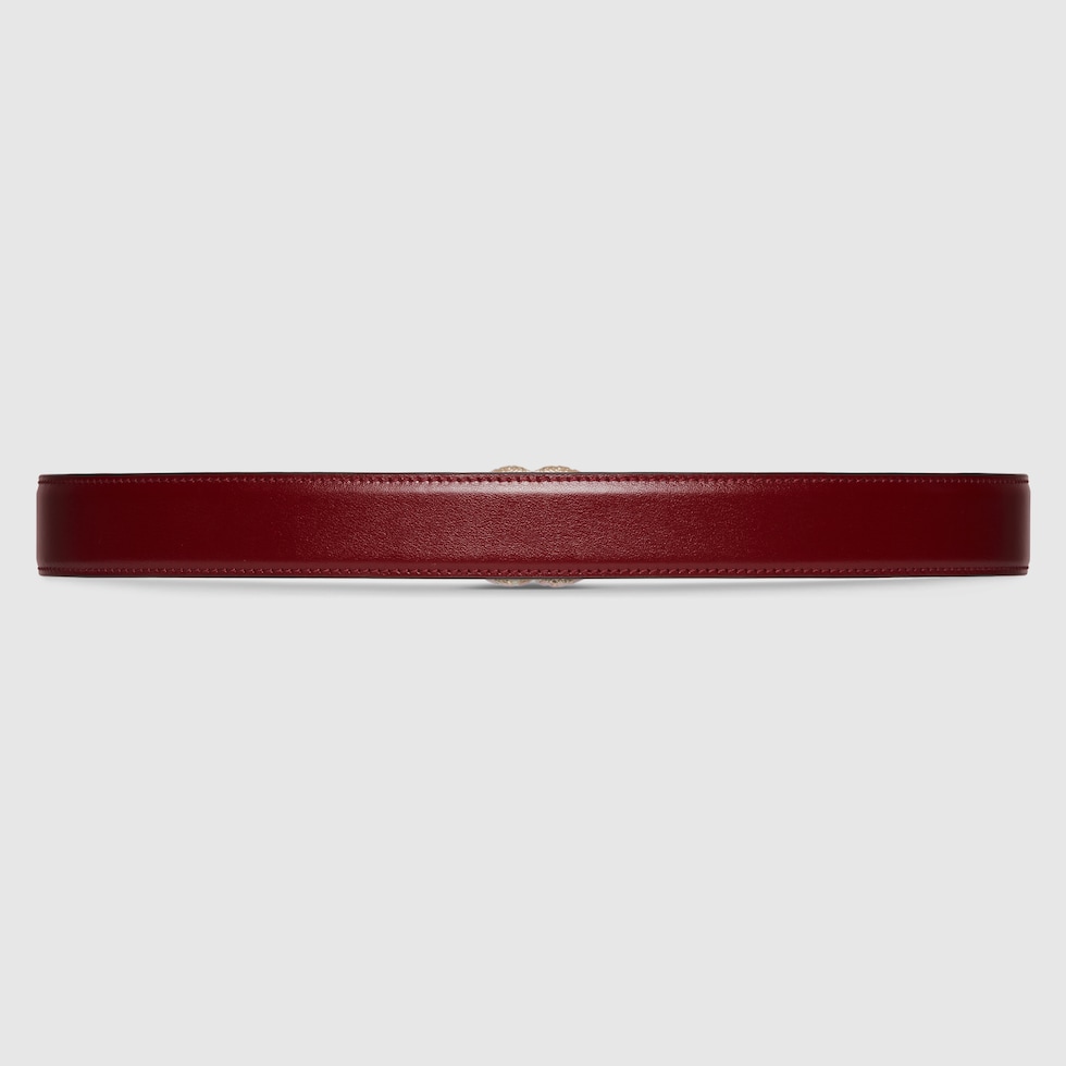 アクセサリーその他 GUCCI GG MARMONT THIN BELT GG Marmont thin belt in black leather | GUCCI® US