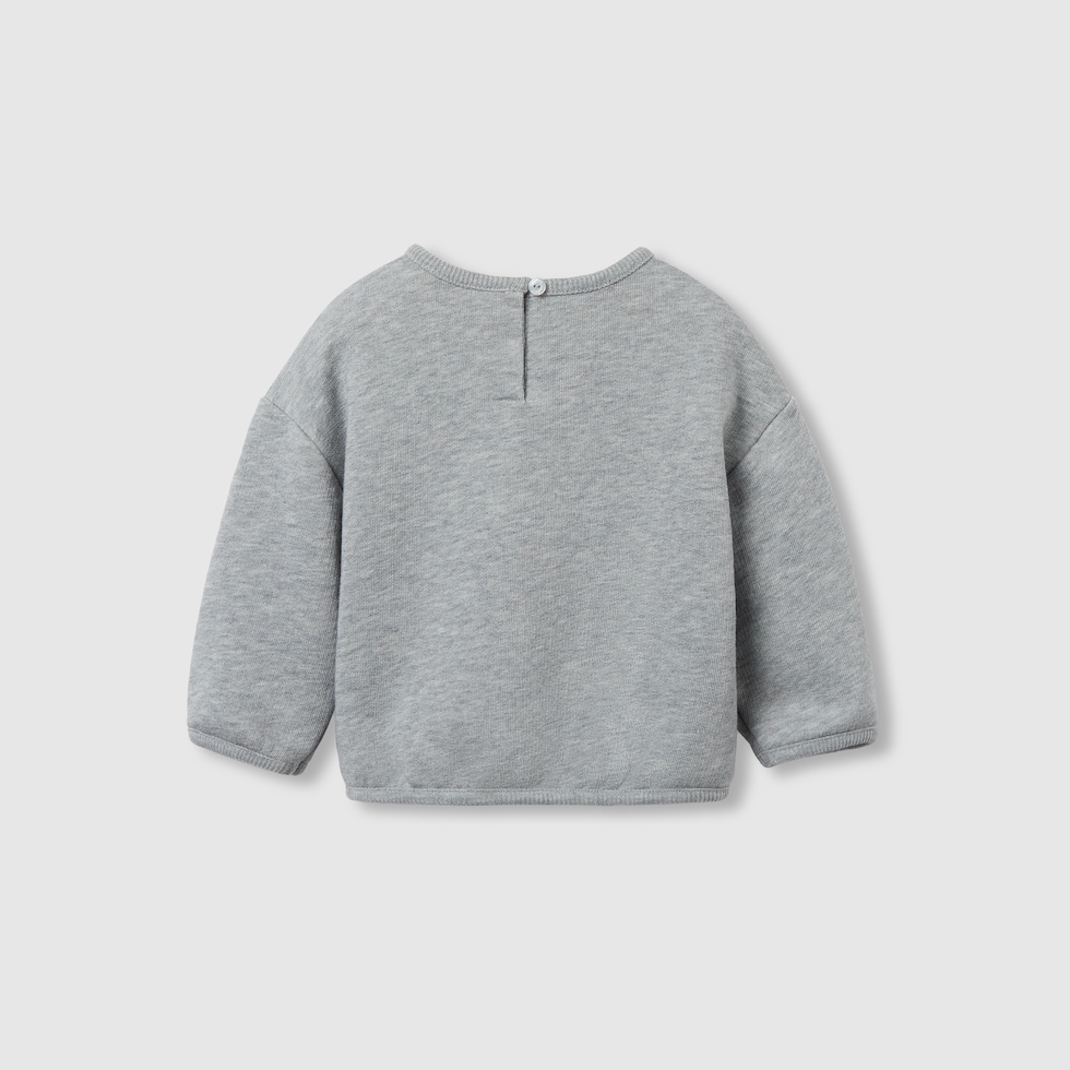 スウェット・トレーナー GUCCI SWEATSHIRTS (817263XJG2E 1056) GG cotton knit sweater in ivory cotton | GUCCI® US