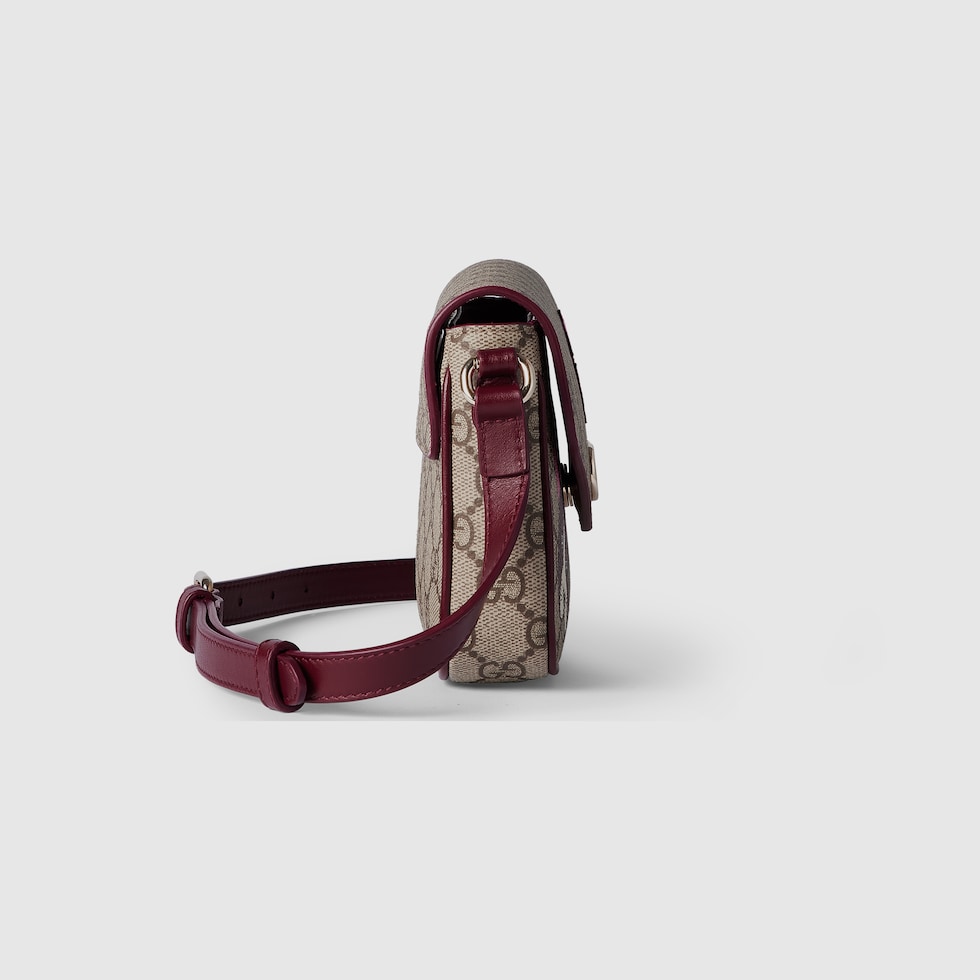 【GUCCI】キャット ディテール付き GG ミニショルダーバッグ キャット ディテール付き GG ミニショルダーバッグベージュ