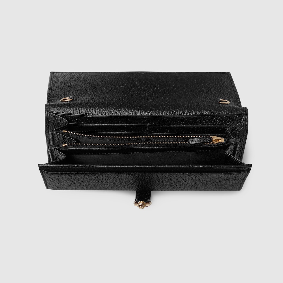 Gucci Black Long Jackie Wallet #3077