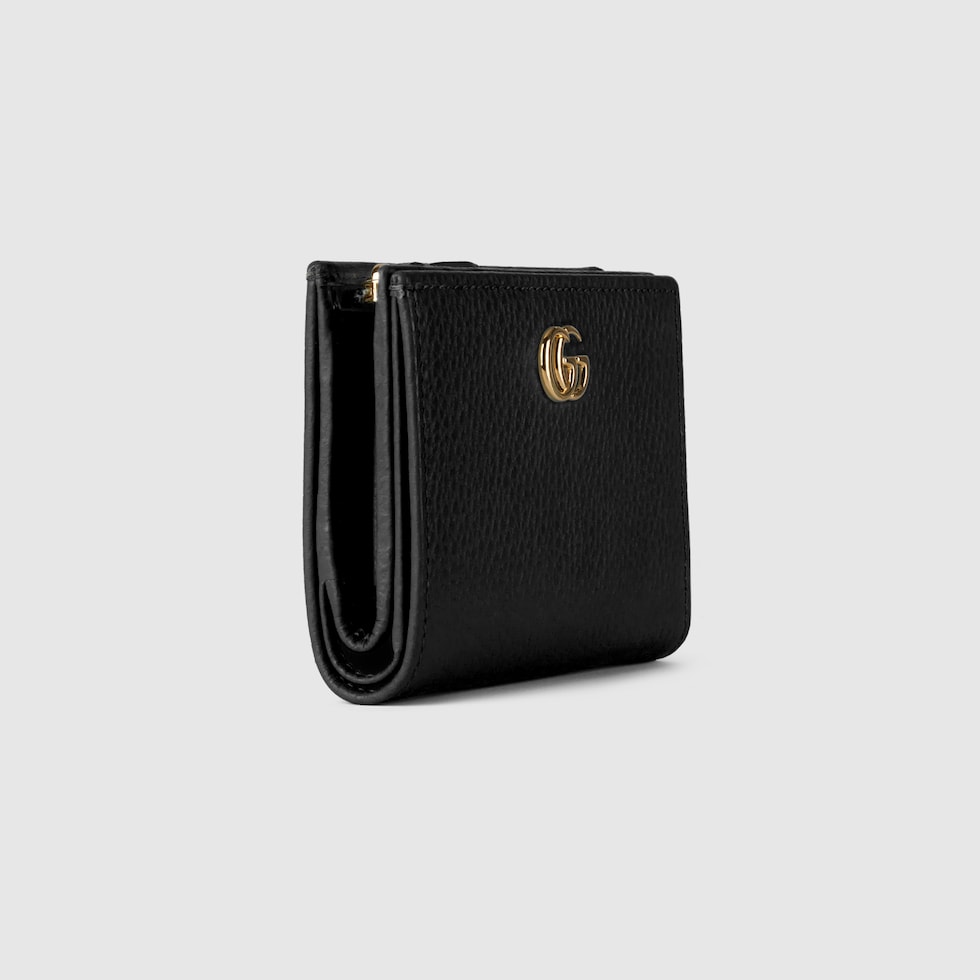 GG Marmont wallet in black leather GUCCI AE