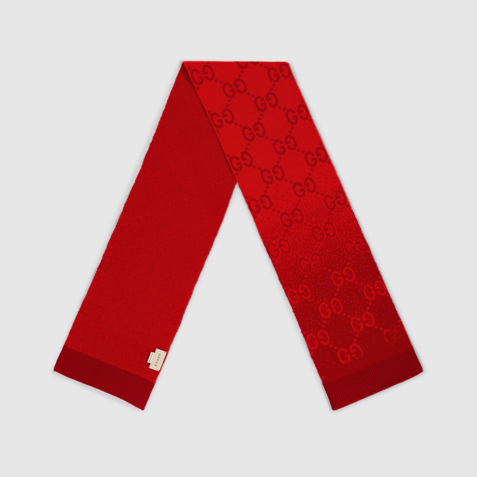 Gucci★素敵！Unisex BRW Web Amore Design Long Scarf NEW $490 GUCCI Reversible Blue & LOGO GG Wool Silk Long Fall