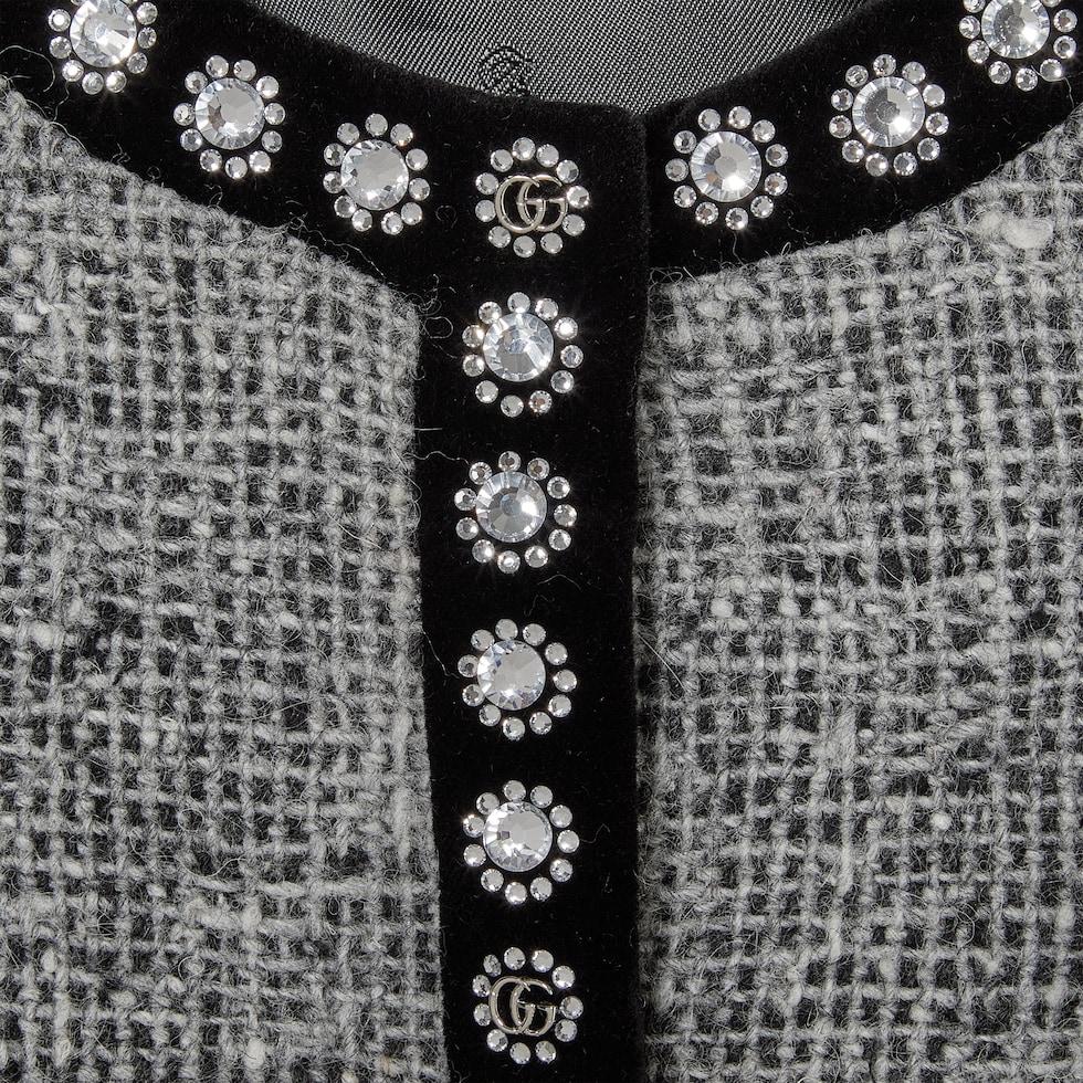 あ*ぴ様 新品未使用 Herlipto Grace Tweed Jacket S Grace Tweed Jacket