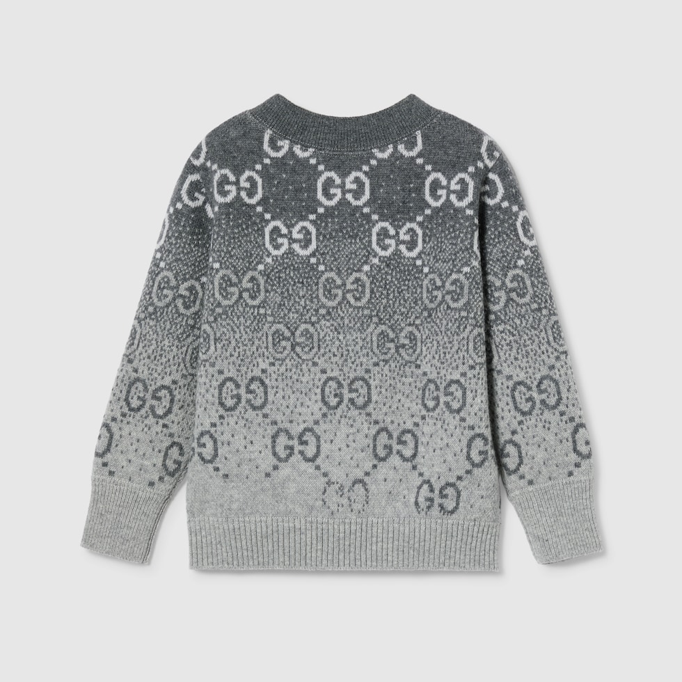 GUCCI《GUCCI インターシャ コットン セーター》ベージュ 直営店