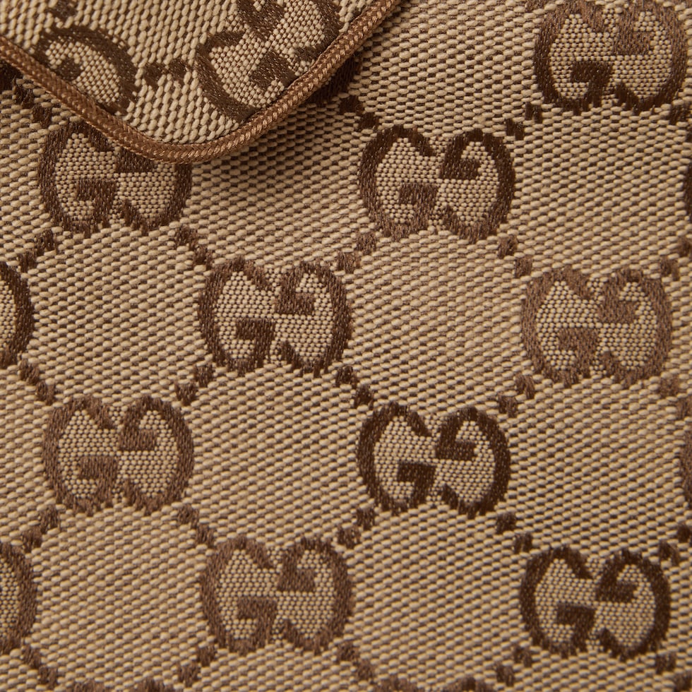 Children's GG canvas dress in camel and dark brown | GUCCI® US