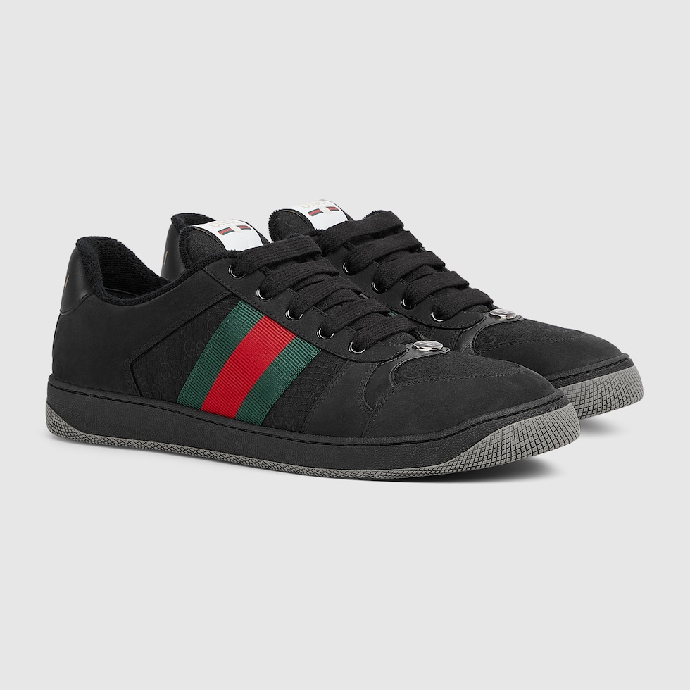 GG SCREENER LEATHER WHITE TRAINERS main image 0