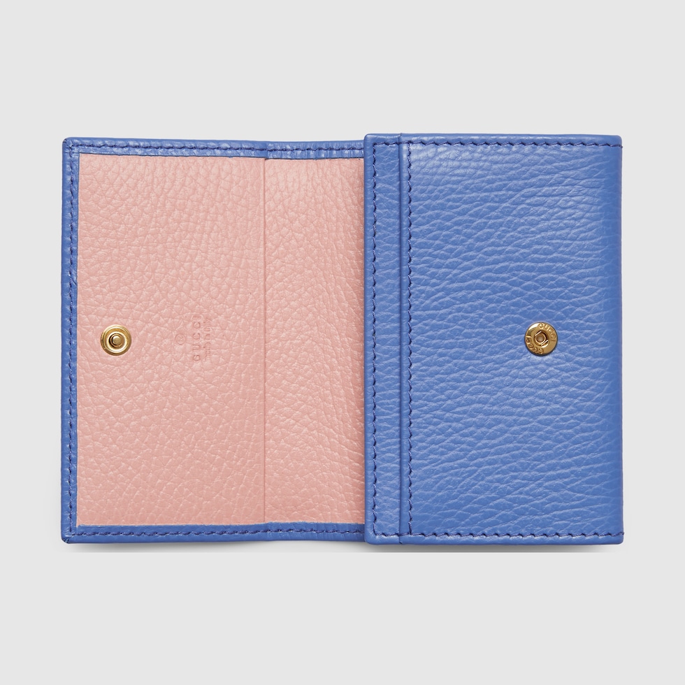 日本限定 ダブルG バイカラー カードケース ・ライトパープル