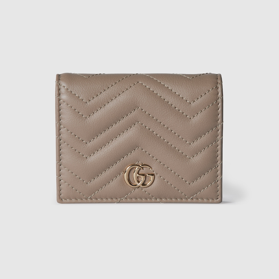 ダブルG スモールウォレット ・トープ レザー | GUCCI公式